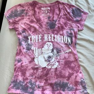 Tie dye True religion t-shirt.